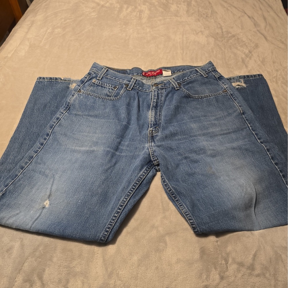 Vtg Levi's 569 Jeans Mens 36x30 Loose Straight Baggy Y2K Skater Grunge Distress